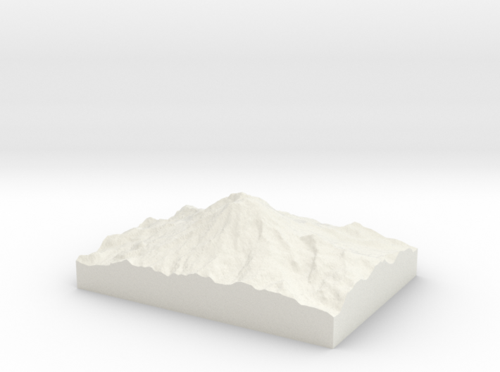 Mt. Rainier: Topophile Model #0001 3d printed