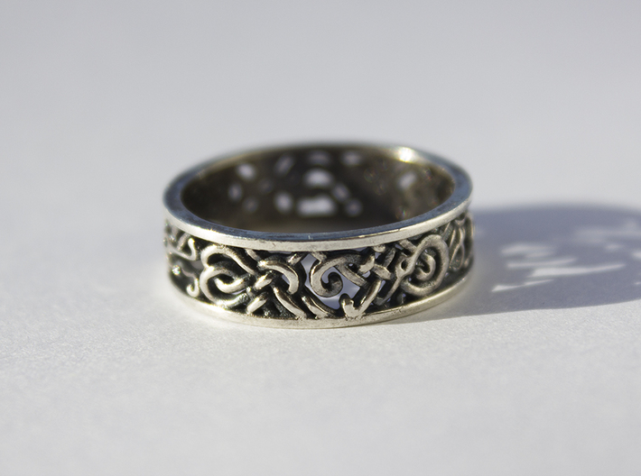 Viking Ring - size 10 1/2 (20.22mm) 3d printed