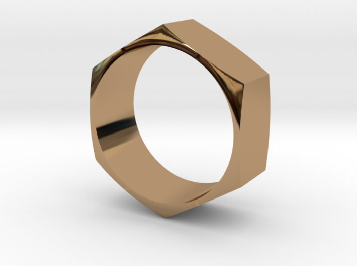 Hex Nut Maker Ring (Size 10.5- 20mm) 3d printed