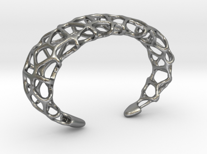 Cuff Design - Voronoi Mesh with Large Cells 3d printed