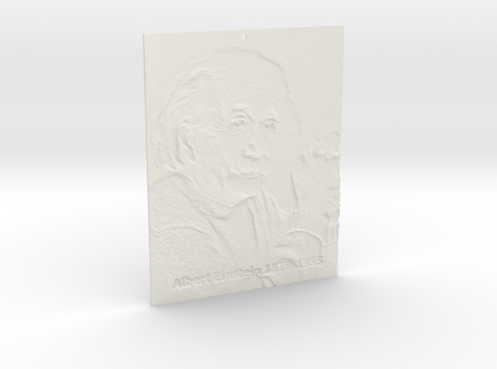 Albert Einstein Shadowgram 3d printed 