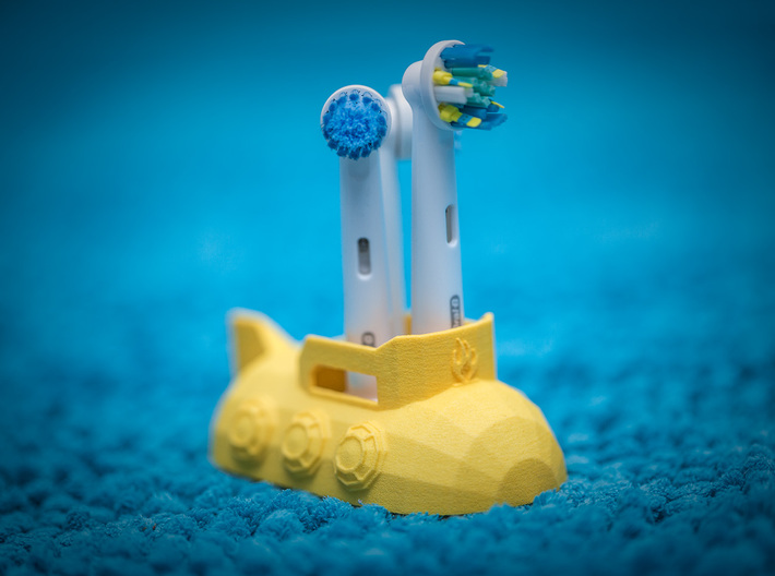 Toothbrush Holder / Stand Submarine for Oral B bru 3d printed