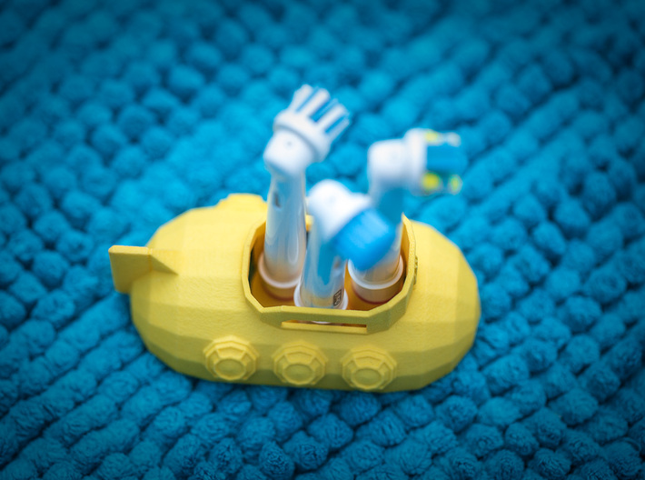 Toothbrush Holder / Stand Submarine for Oral B bru 3d printed 