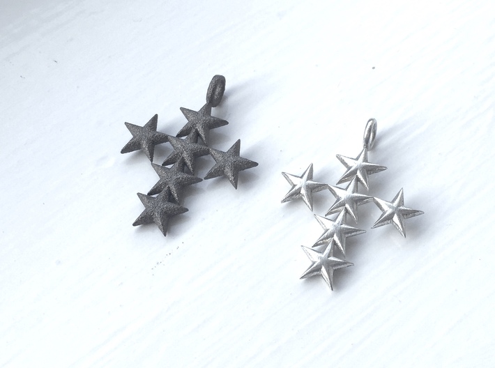 StarCross Small Pendant 3d printed 