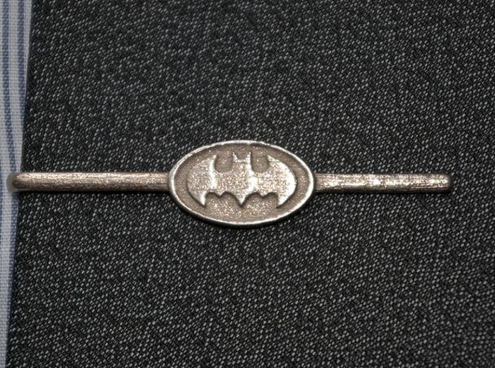 Batman Tie Clip 3d printed Shapeways tie clip