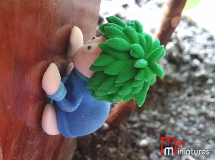 Lemming Climber (Large and in Color) 3d printed