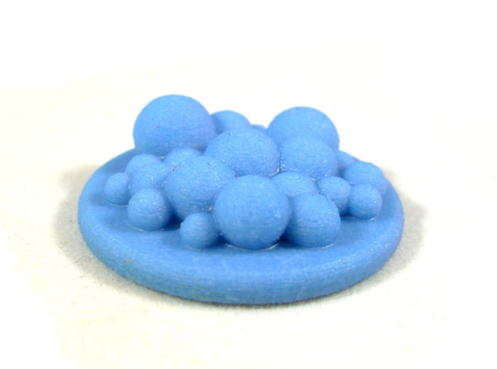 Foam Tokens, Set of 16 Flash Point 3d printed Side photo of foam token in sandstone