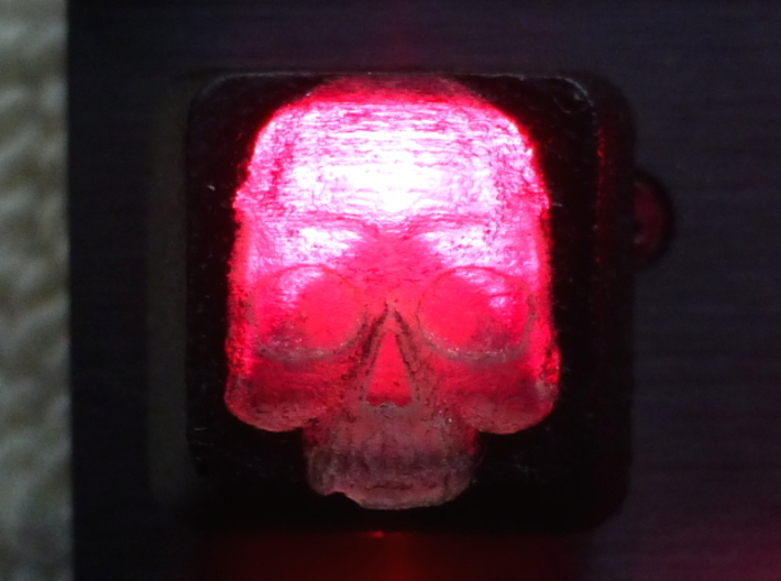 Topre Skull Keycap 3d printed