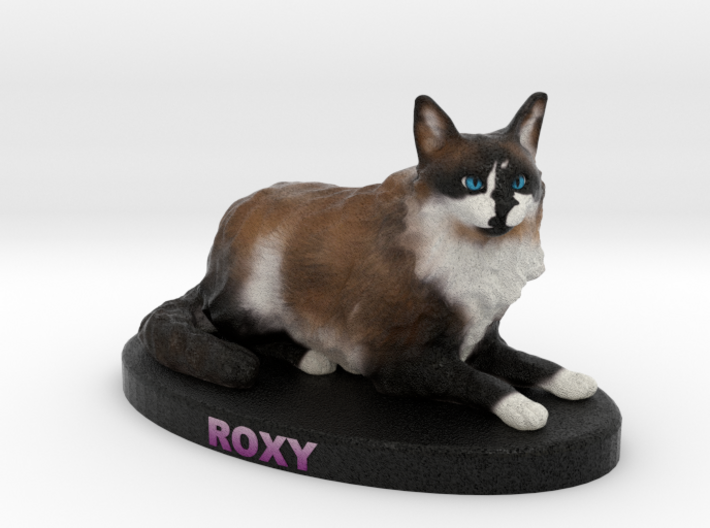 Custom Cat Figurine - Roxy 3d printed