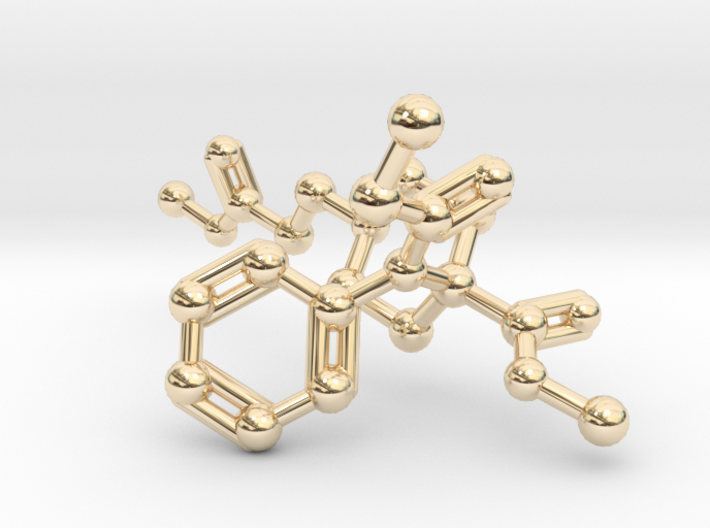 Remifentanil Molecule 3d printed