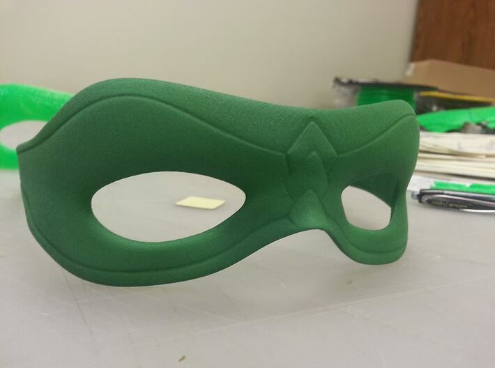 Arrow Mask 3d printed Photo courtesy of Ryan T.