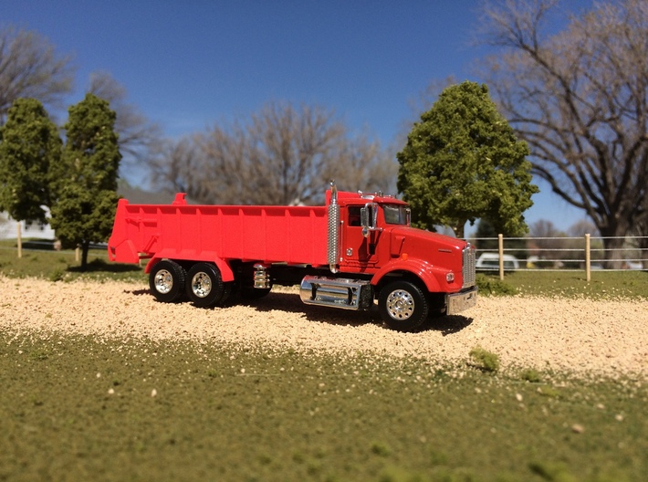 1/64 Scale Horizontal Beater Manure Spreader long  3d printed 