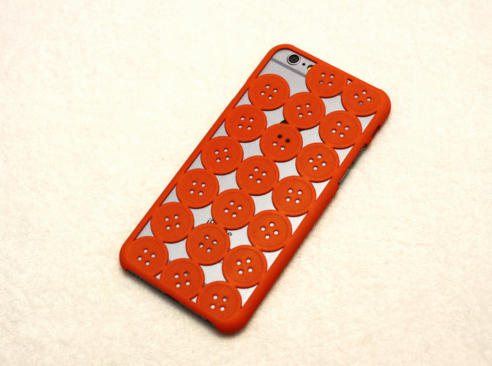 Button iPhone6 case for 4.7inch 3d printed 