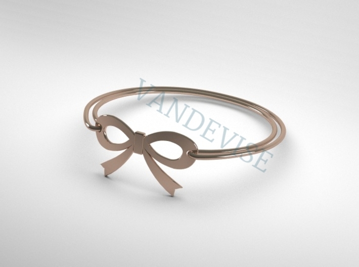 Bow Bracelet 3d printed 