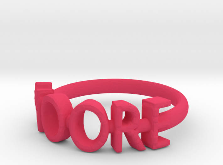 Moore Ring Size 7 3d printed