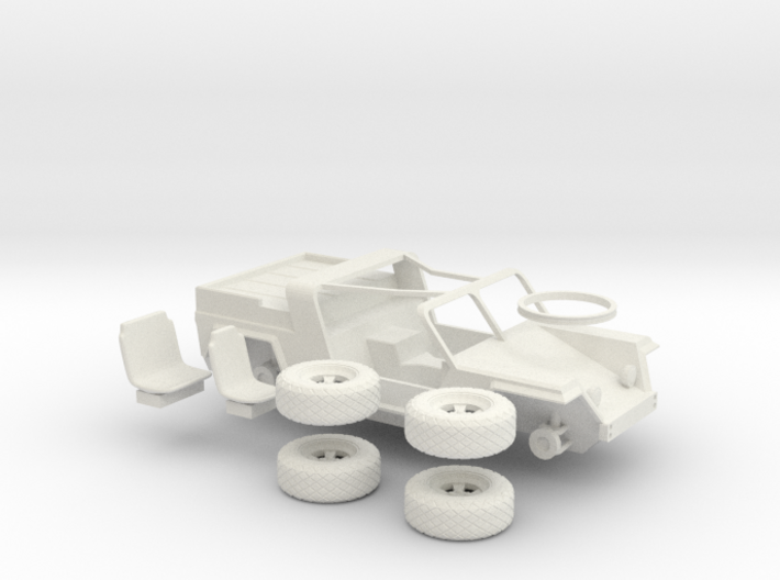 XR311 1:56 with wheels 3d printed 