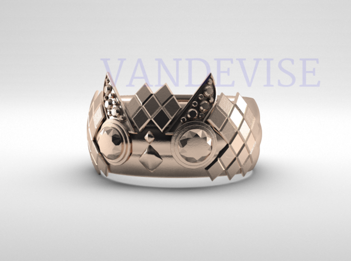 Owl Ring 3d printed 