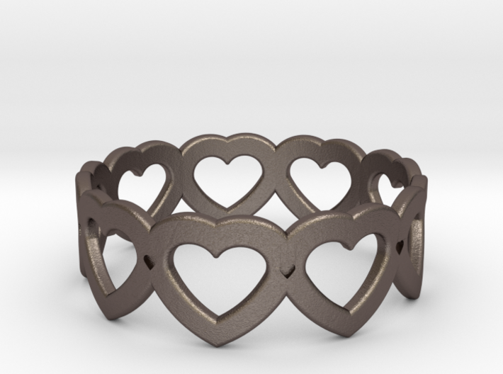 Heart Ring - Size 7 3d printed