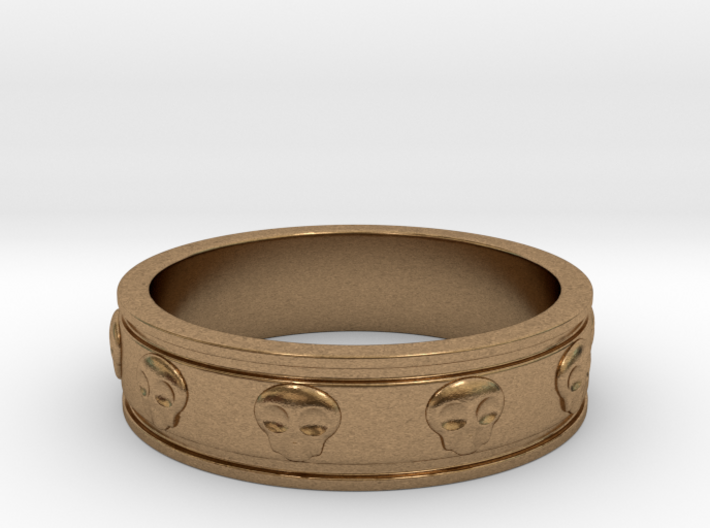 Ring with Skulls 3d printed