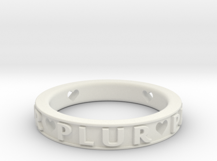 Plur Ring - Size 7 3d printed
