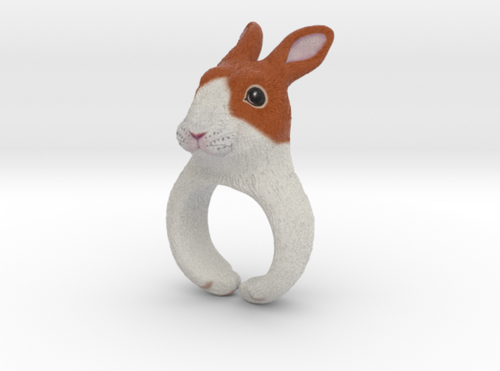 Rabbit Ring 3d printed