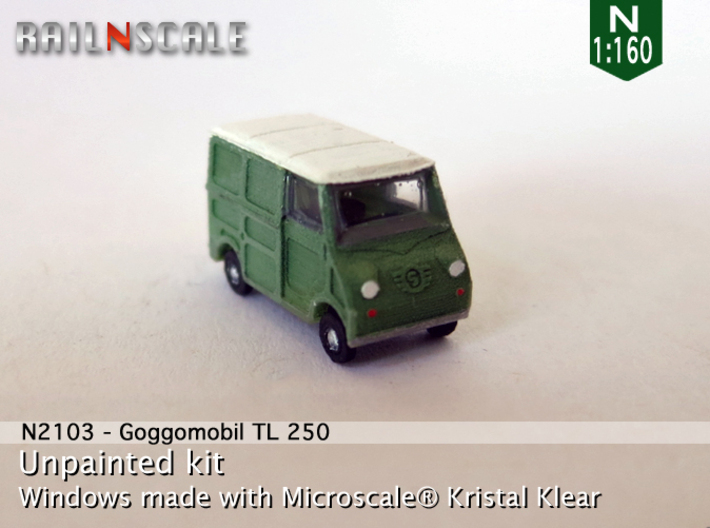 Goggomobil Transporter (N 1:160) 3d printed 