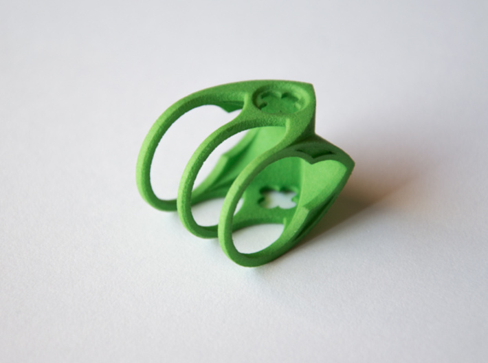 gothic RING 3d printed 
