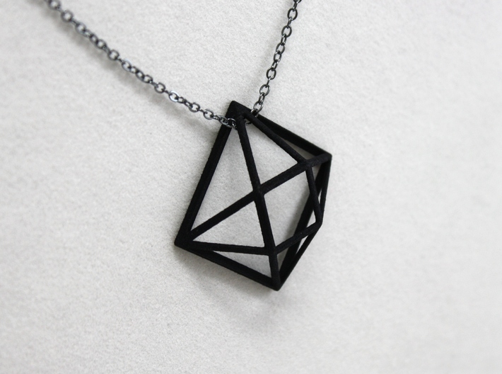 Faceted Square 3d printed 