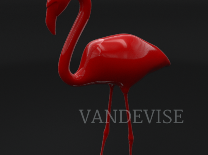 Flamingo - One Color  3d printed 