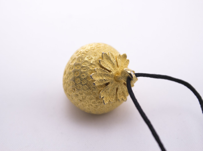 Strawberry Pendent 3d printed 