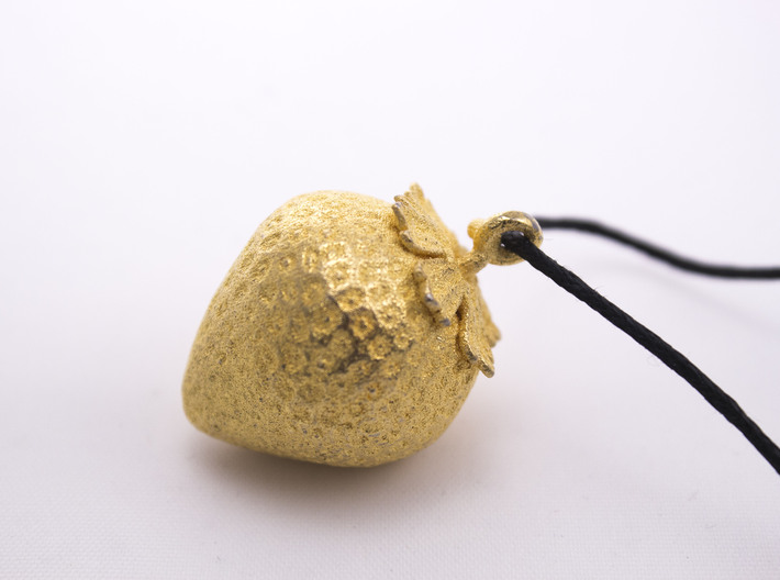 Strawberry Pendent 3d printed