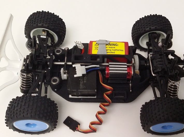 Losi Micro 1/24 Chassis Ver. A Wide 3d printed 