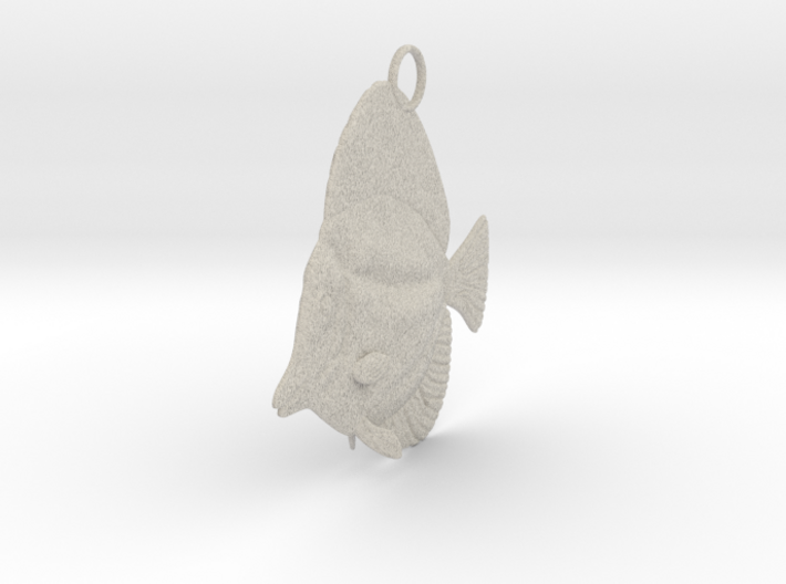 Fish Pendant 3d printed