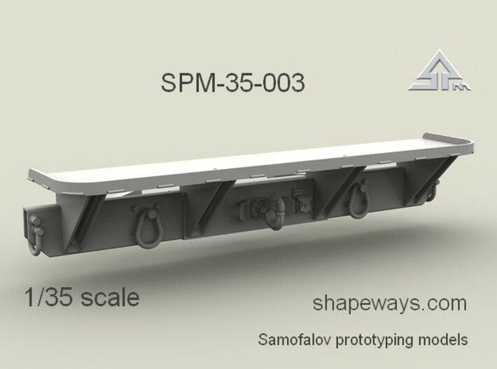 1/35 SPM-35-003 HMMWV rear cargo bumper 3d printed