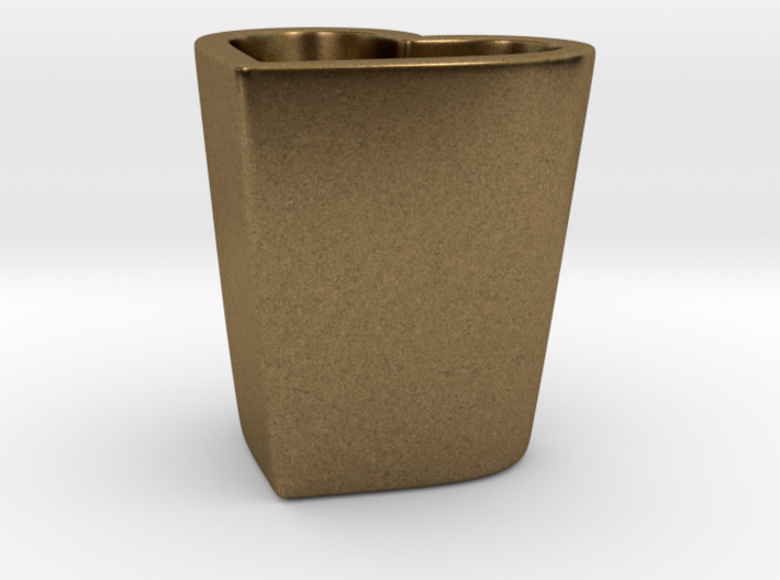 Espresso Heart Cup 3d printed