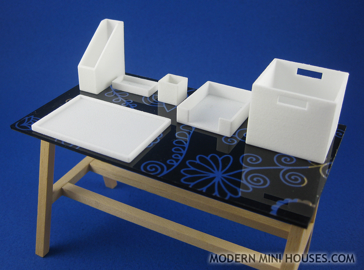 Office: Magazine Butler 1:12 scale miniature 3d printed 