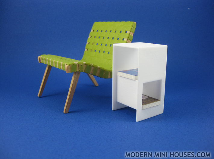 Cubed 1:12 scale Side Table 3d printed
