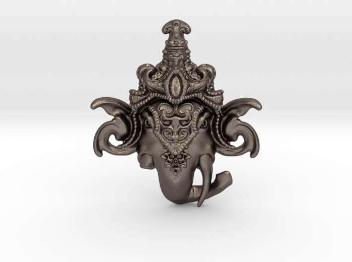 Extremely Detailed Decorative Lord Ganesha Head Pe 3d printed