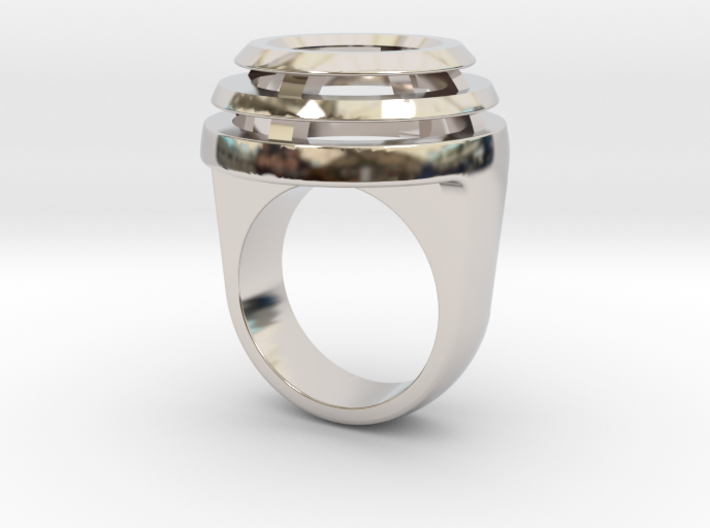 DOME RING - SIZE 8 3d printed