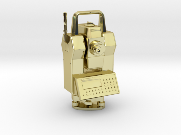 Geodimeter 600 robot key fob 1.5&quot; 3d printed