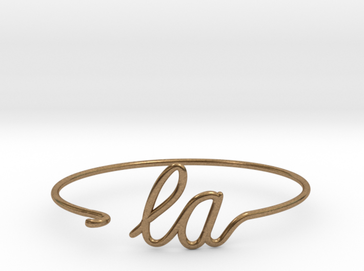 LA Wire Bracelet (Los Angeles) 3d printed