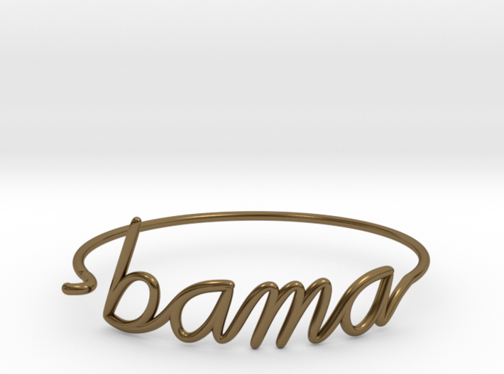 BAMA Wire Bracelet (Alabama) 3d printed
