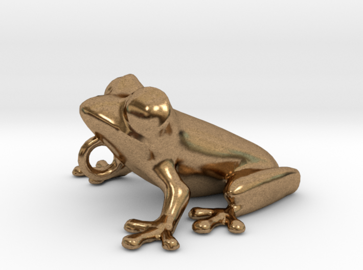Frog Pendant 3d printed