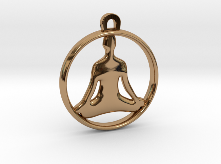 Meditation Charm 3d printed
