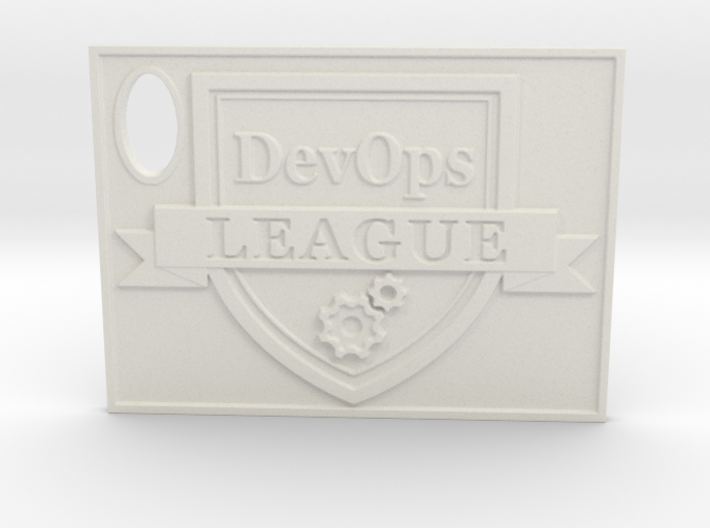 DevOps Thought Leadership Crest Certificate 3d printed