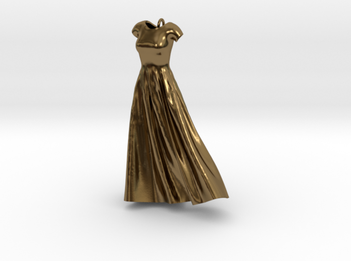 Wind Blown Gown 3d printed