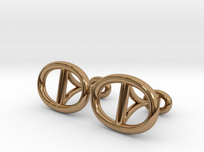 Chain Cufflinks 3d printed