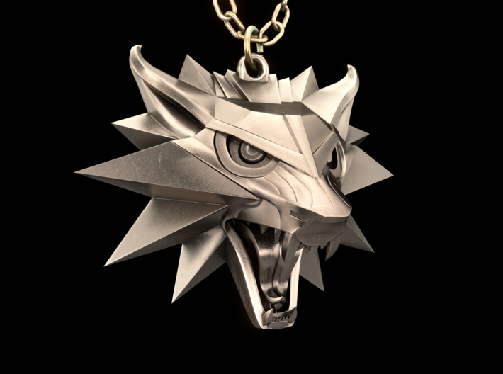 The Witcher 3 Medallion (Custom Design) 3d printed
