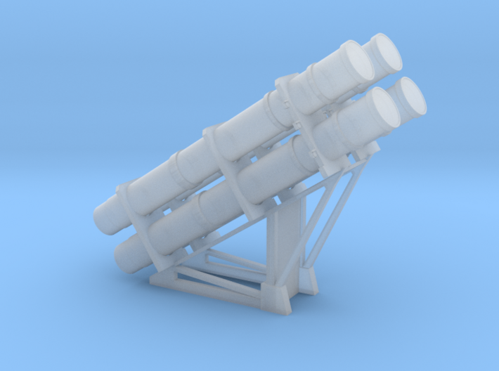 1:96 scale Harpoon Launcher - loaded 3d printed