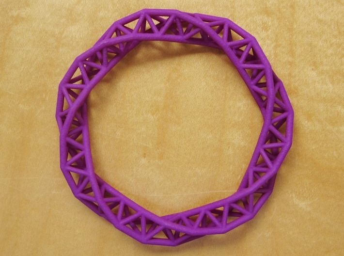 Triple Helix Bracelet (63 mm) 3d printed 